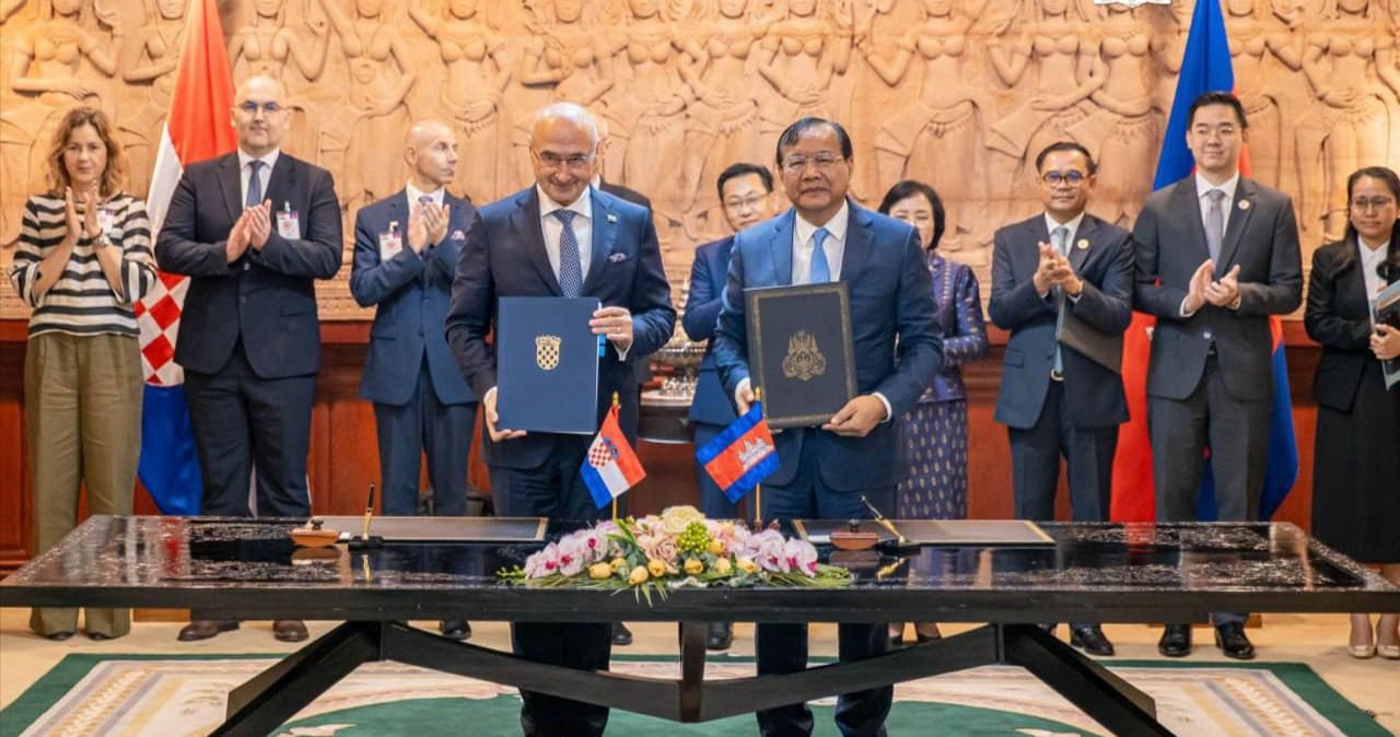 Outcomes of the Official Visit of the Minister of Foreign and European Affairs of the Republic of Croatia to the Kingdom of Cambodia