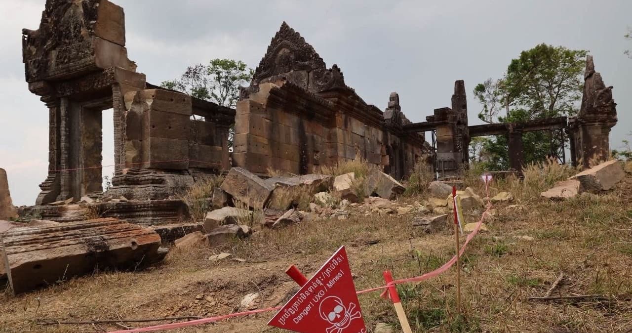 ព្រះវិហារ៖ ៥៦២ ទីតាំងខូចខាត និង ៥០១ រណ្តៅគ្រាប់ជាភស្តុតាងនៅលើដីមិនអាចលុបបំបាត់បាន