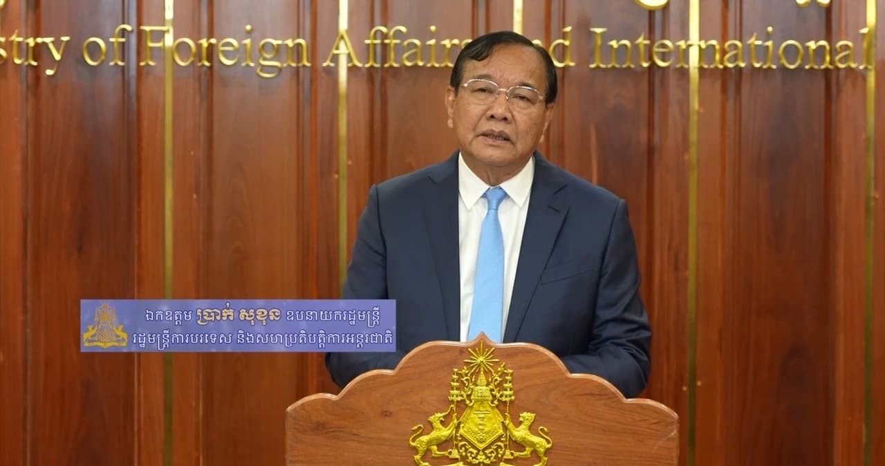 ឯកឧត្តម ប្រាក់ សុខុន ៖ «កម្ពុជាមិនមានភាពចាំបាច់ក្នុងការដើរតួជាអ្នករងគ្រោះទេ ពីព្រោះយើងជាអ្នករងគ្រោះស្រាប់ទៅហើយ»