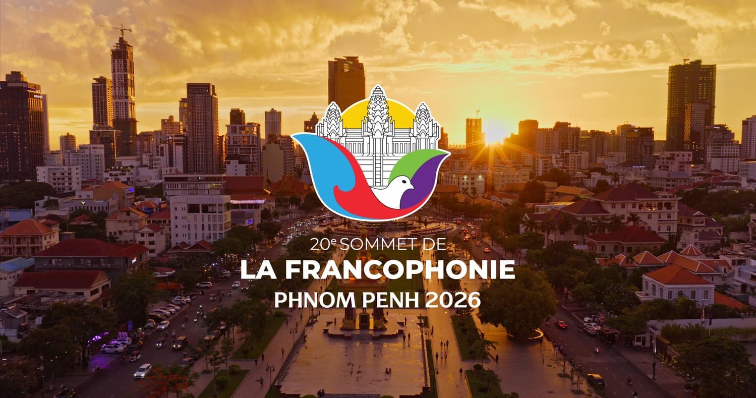 Le Cambodge accueillera le Sommet de la Francophonie ainsi que les événements connexes du 14 au 16 novembre 2026