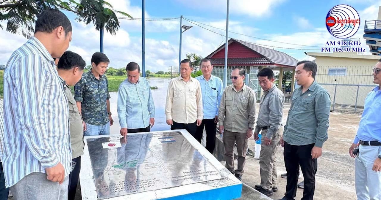 មន្ត្រីជាន់ខ្ពស់ក្រសួងធនធានទឹក វាយតម្លៃលើការងារថែទាំប្រព័ន្ធធារាសាស្ត្រ បានល្អតាមបទដ្ឋានបច្ចេកទេស និងមានសោភ័ណភាព